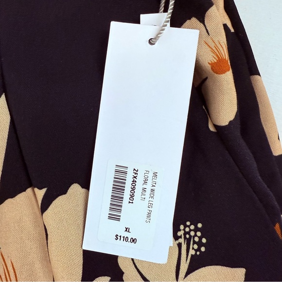 NEW Soft Surroundings Melita Wide Leg Floral Pants‎ Women’s Size XL 2FZ4090901 - Picture 2 of 11